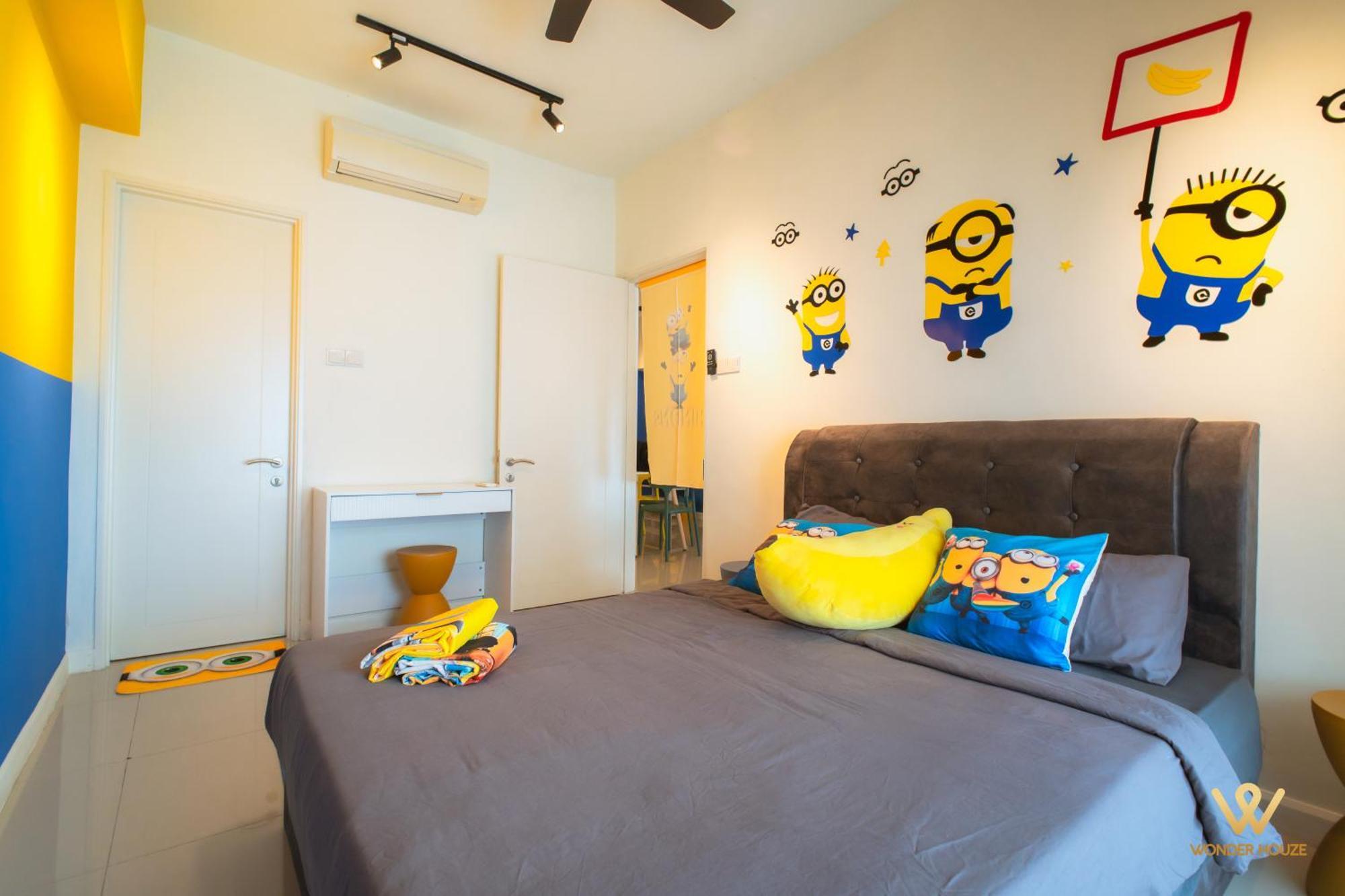 Cartoon Theme Staycation Near Bloomsvale At Oug 10 Mins To Midvalley *