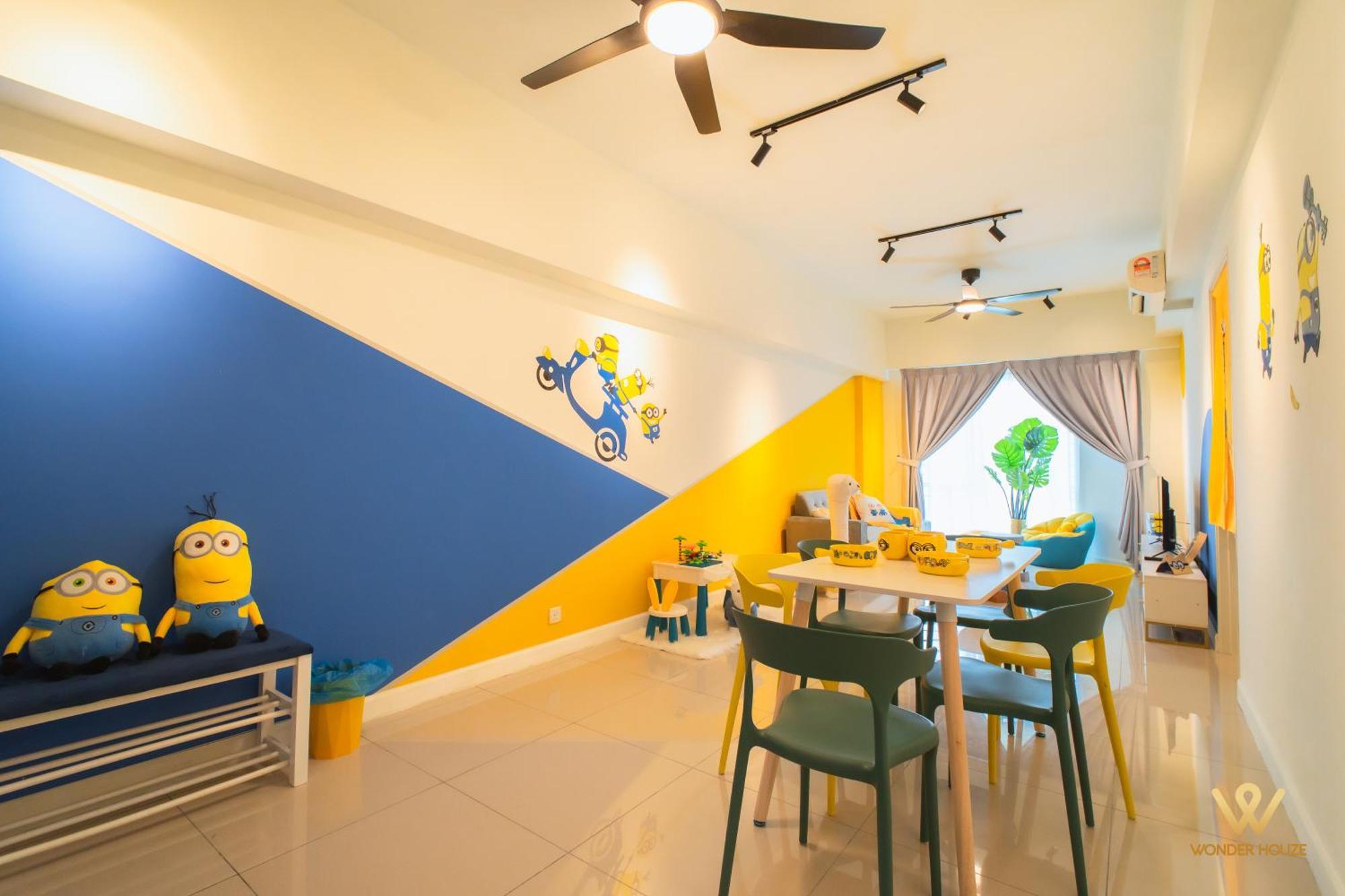 Cartoon Theme Staycation Near Bloomsvale At Oug 10 Mins To Midvalley