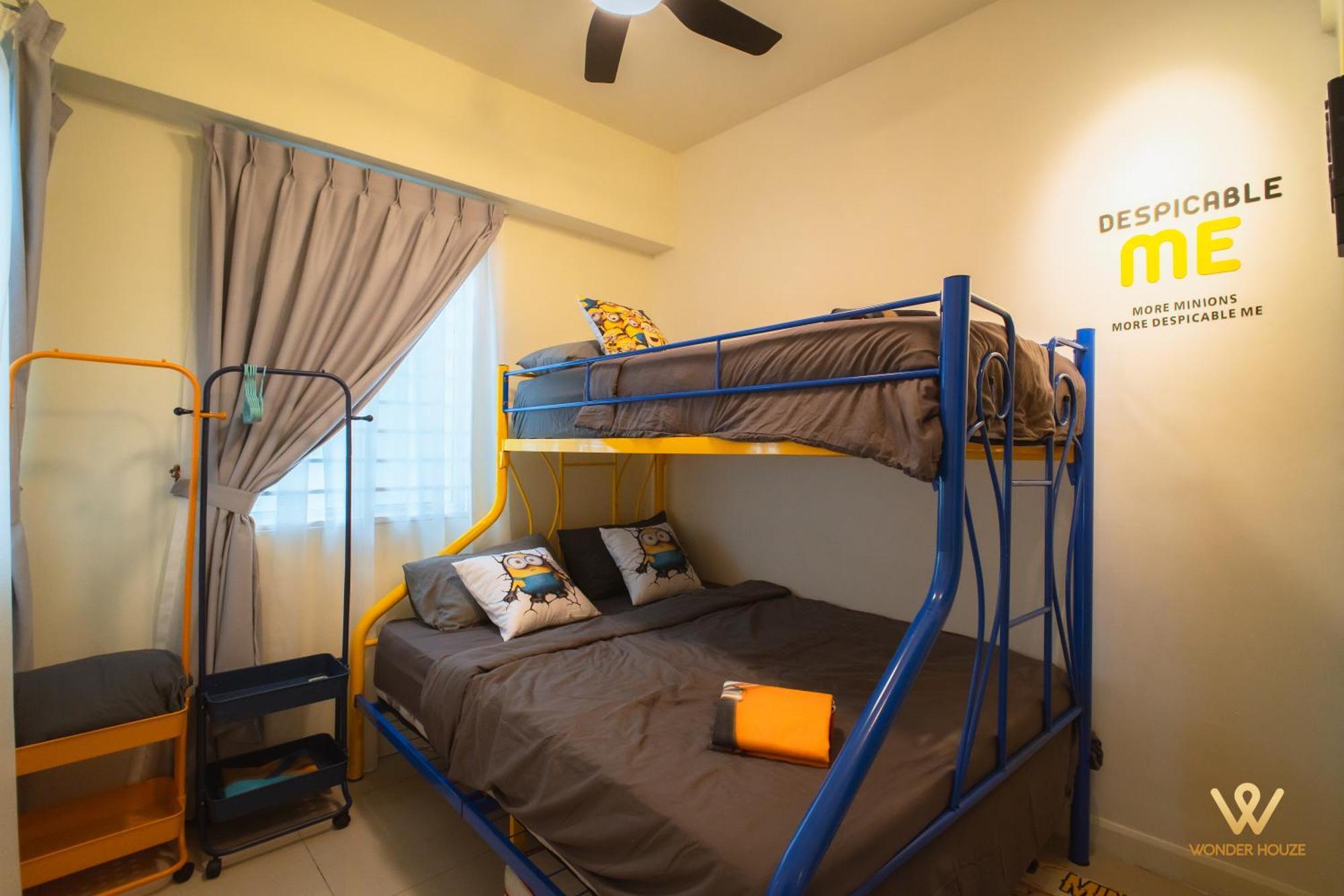 Cartoon Theme Staycation Near Bloomsvale At Oug 10 Mins To Midvalley Pangsapuri *