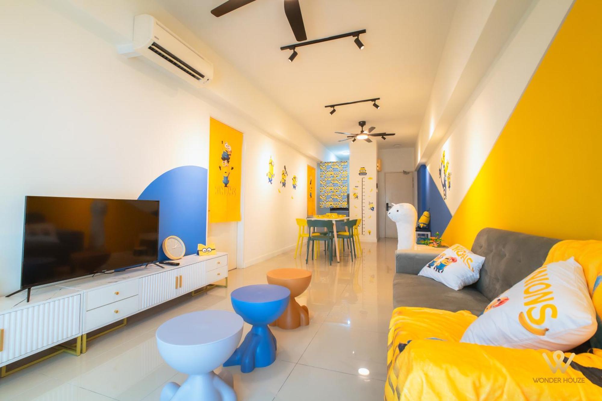 Pangsapuri Cartoon Theme Staycation Near Bloomsvale At Oug 10 Mins To Midvalley *