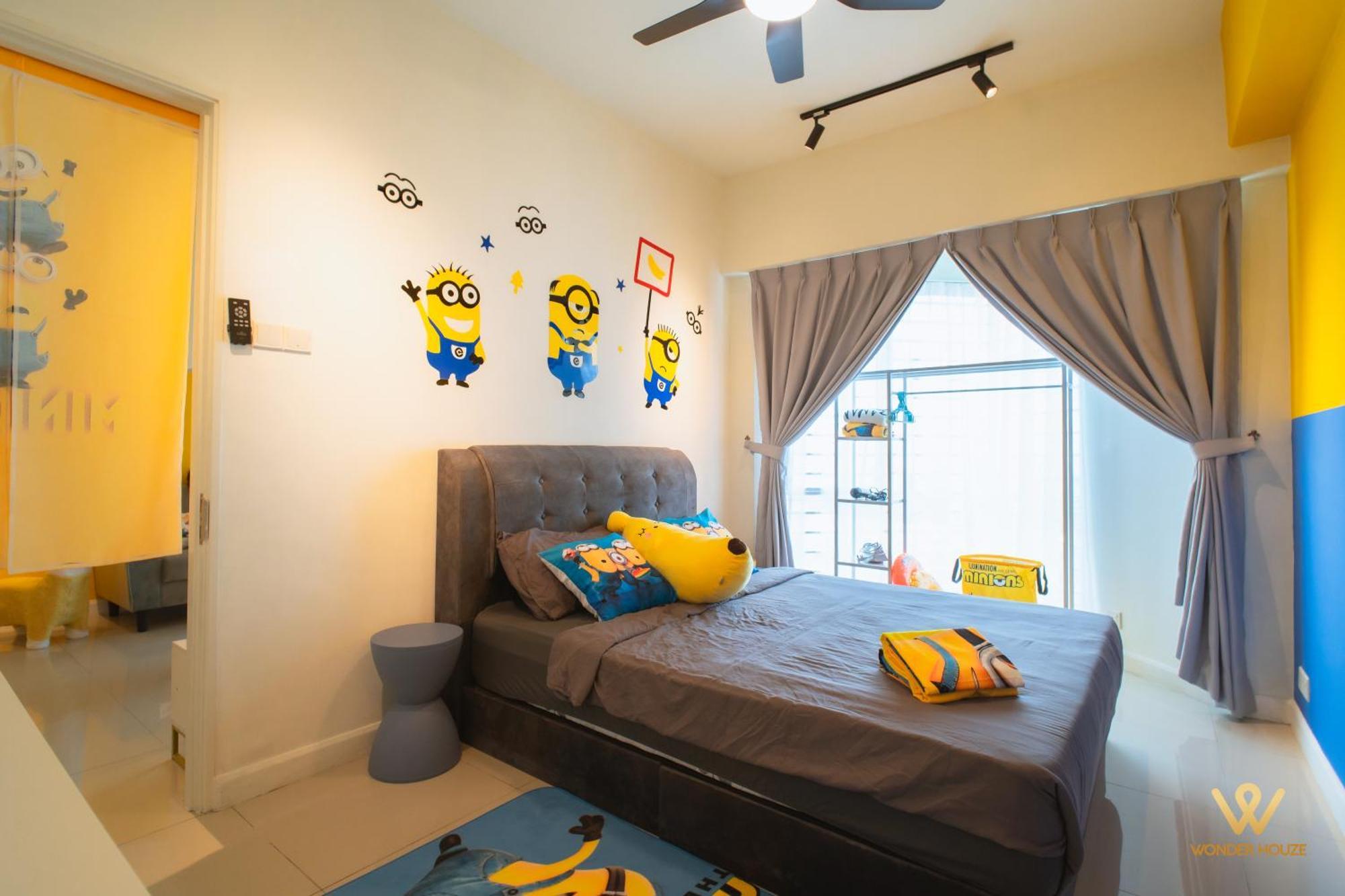 Cartoon Theme Staycation Near Bloomsvale At Oug 10 Mins To Midvalley Pangsapuri Kuala Lumpur