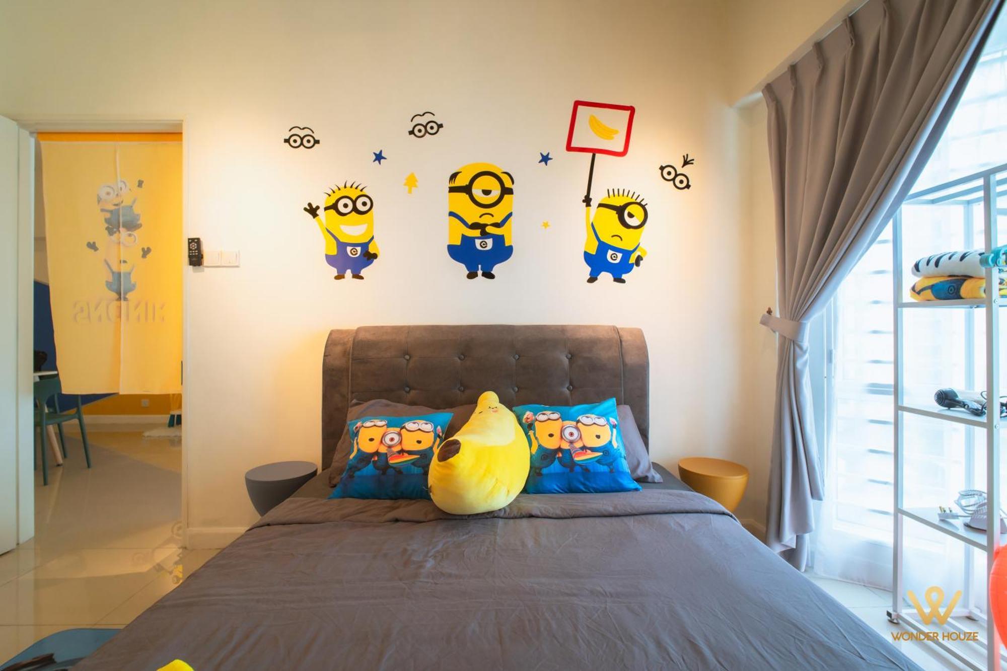Pangsapuri Cartoon Theme Staycation Near Bloomsvale At Oug 10 Mins To Midvalley Kuala Lumpur