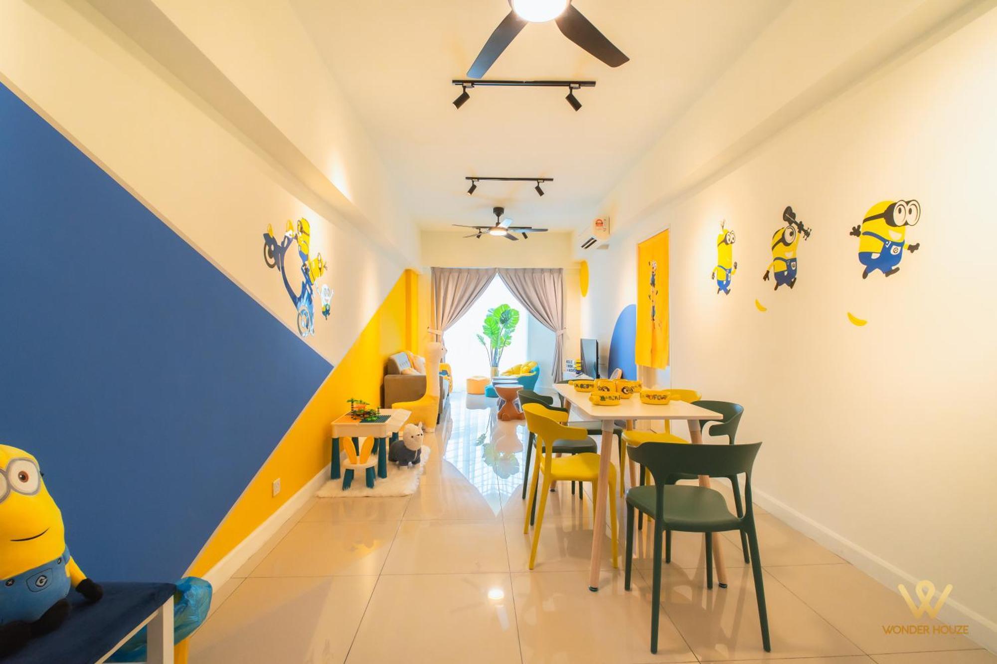 Cartoon Theme Staycation Near Bloomsvale At Oug 10 Mins To Midvalley *